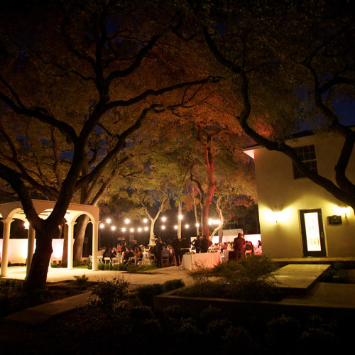 Backyard outdoor wedding