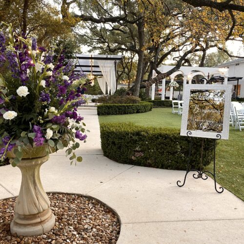 Outdoor wedding